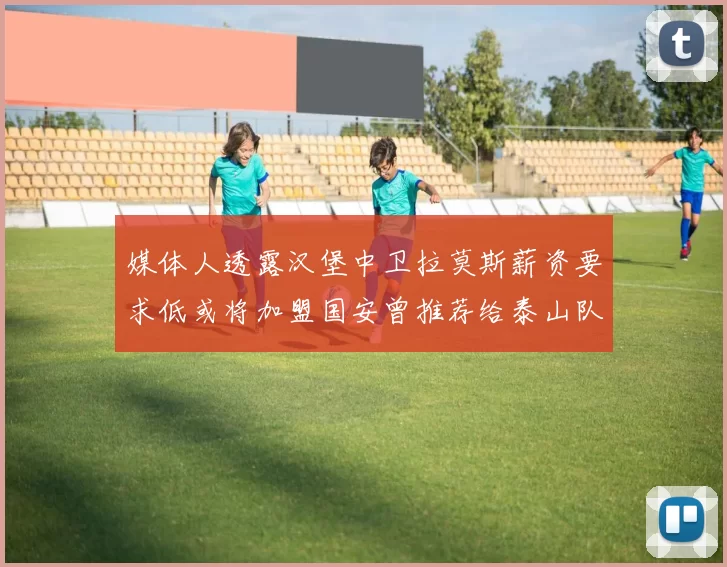 媒体人透露汉堡中卫拉莫斯薪资要求低或将加盟国安曾推荐给泰山队